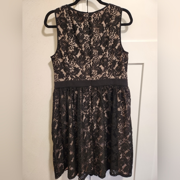 London Style Petite Black Lace Dress - Picture 5 of 5